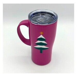 Christmas Tree Stainless Steel Tumbler with Handle 20 oz